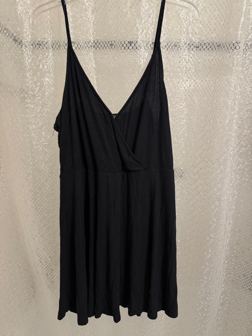 Mossimo Black Mini Dress Faux wrap
